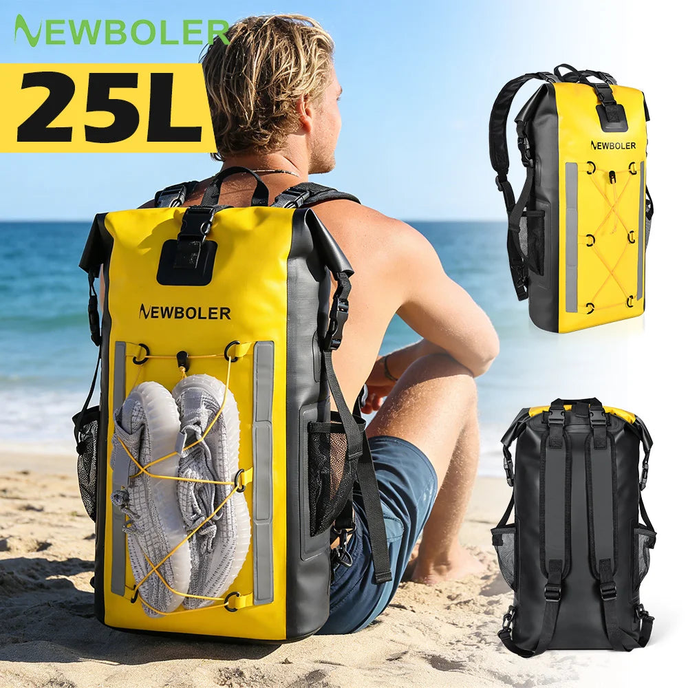 Waterproof Kayak Dry Bag | Large Swimming Backpack for Adventure