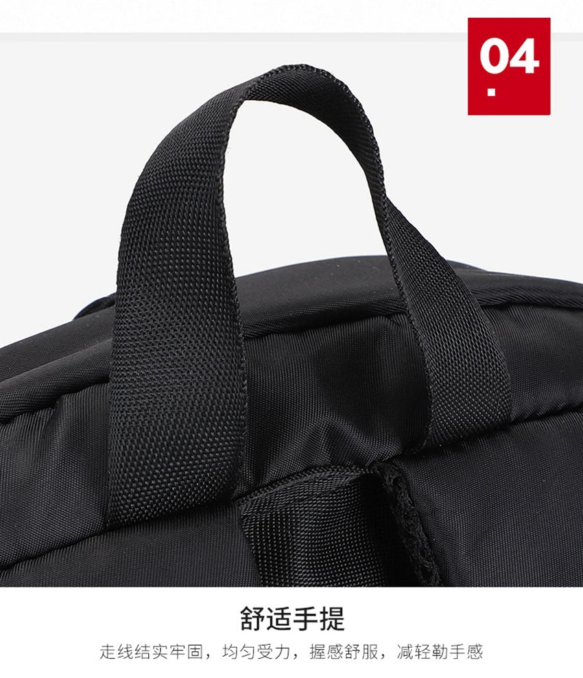 Cute Waterproof Men's Business Laptop Backpack with Cat Print
