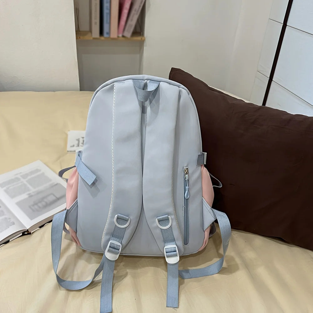 Cute Lightweight Women's Two-Piece Backpack Set for School