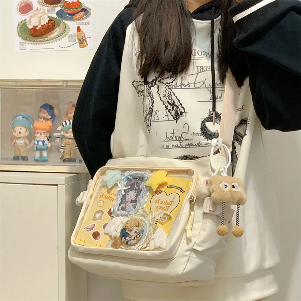 Cute Clear Kawaii Ita Bag | Stylish Crossbody Shoulder Bag