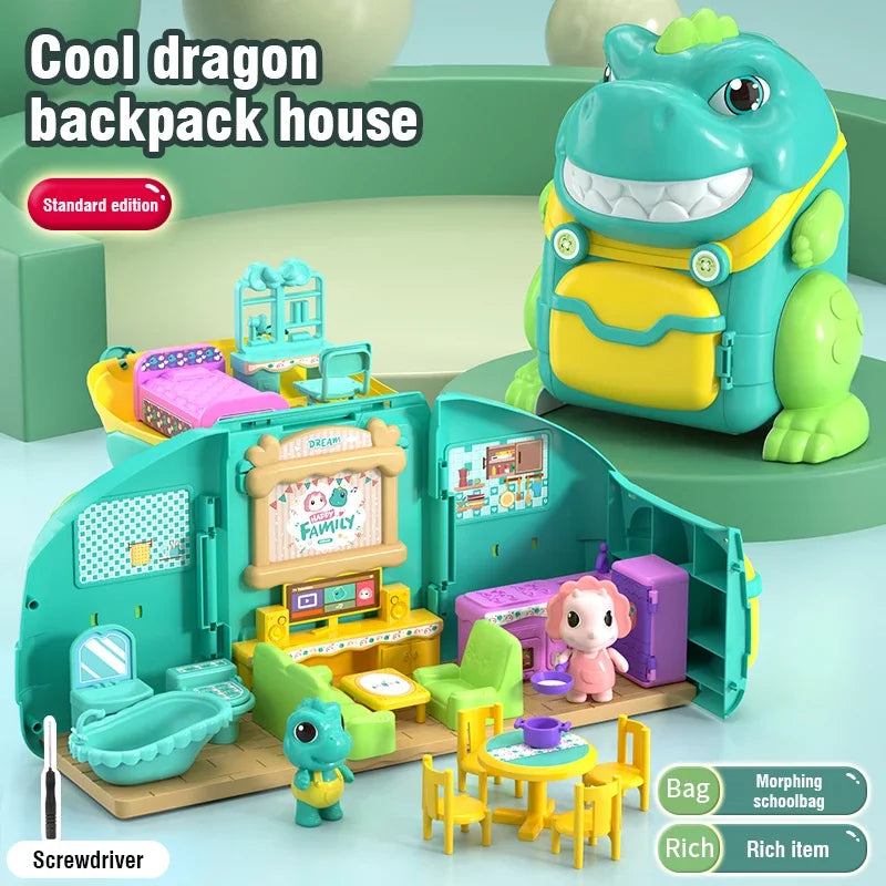 Miniature Doll House Playset | Enchanting Princess Scene for Kids