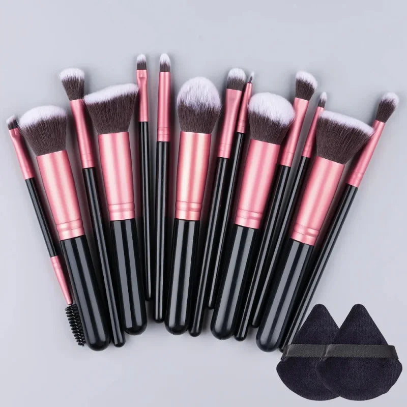 16PCS Soft Fluffy Makeup Brushes Set for Perfect Application