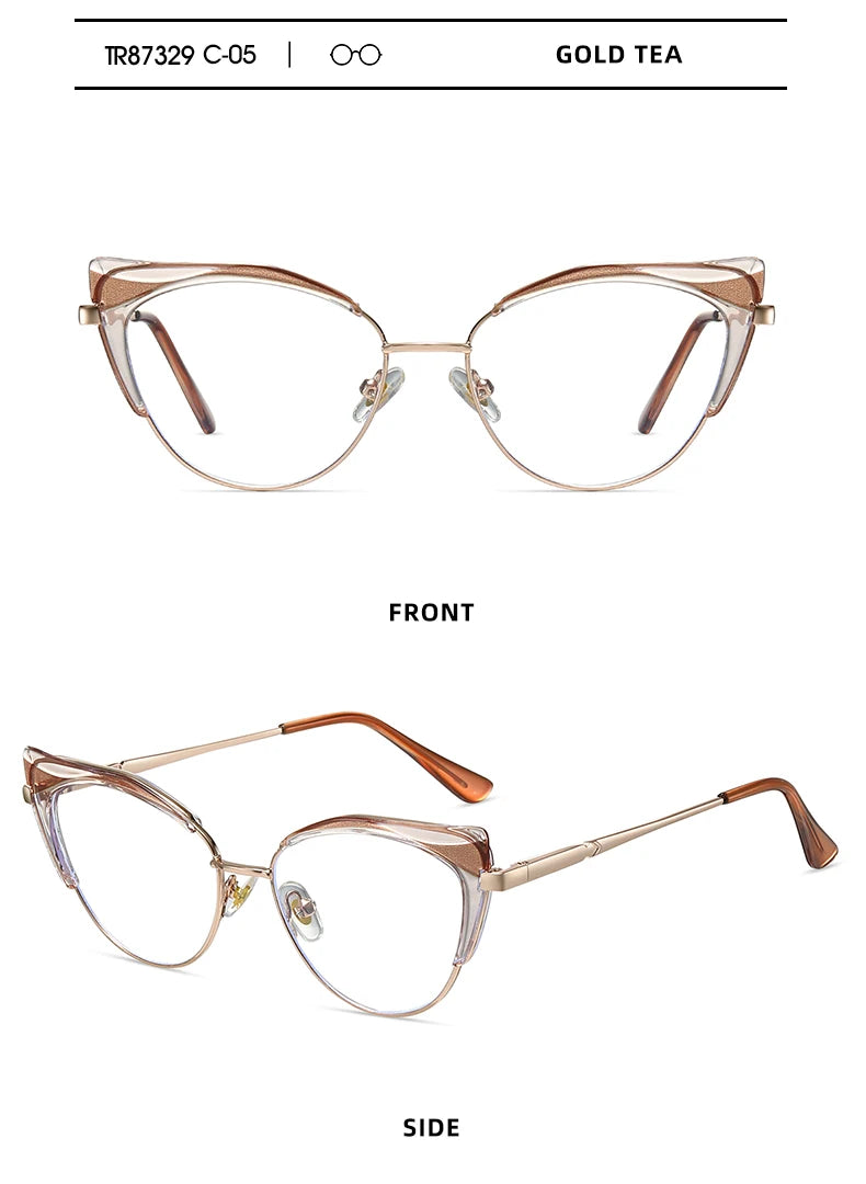 Stylish Women's Cateye Prescription Glasses | Elegant Optical Wear