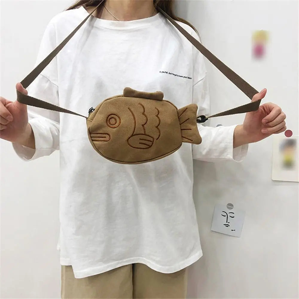 Bolso de Hombro Grande de Dibujos Animados | Bandolera Cruzada Elegante