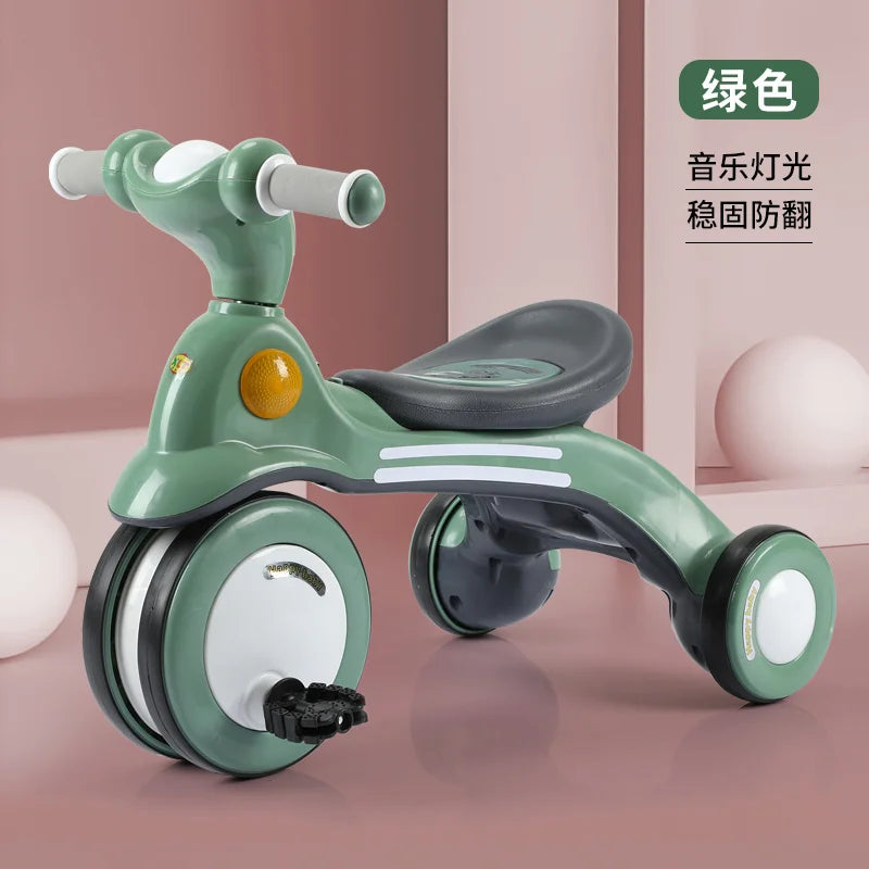 Safe & Fun Outdoor Kids Tricycle with Music | Perfect Pedal Bike