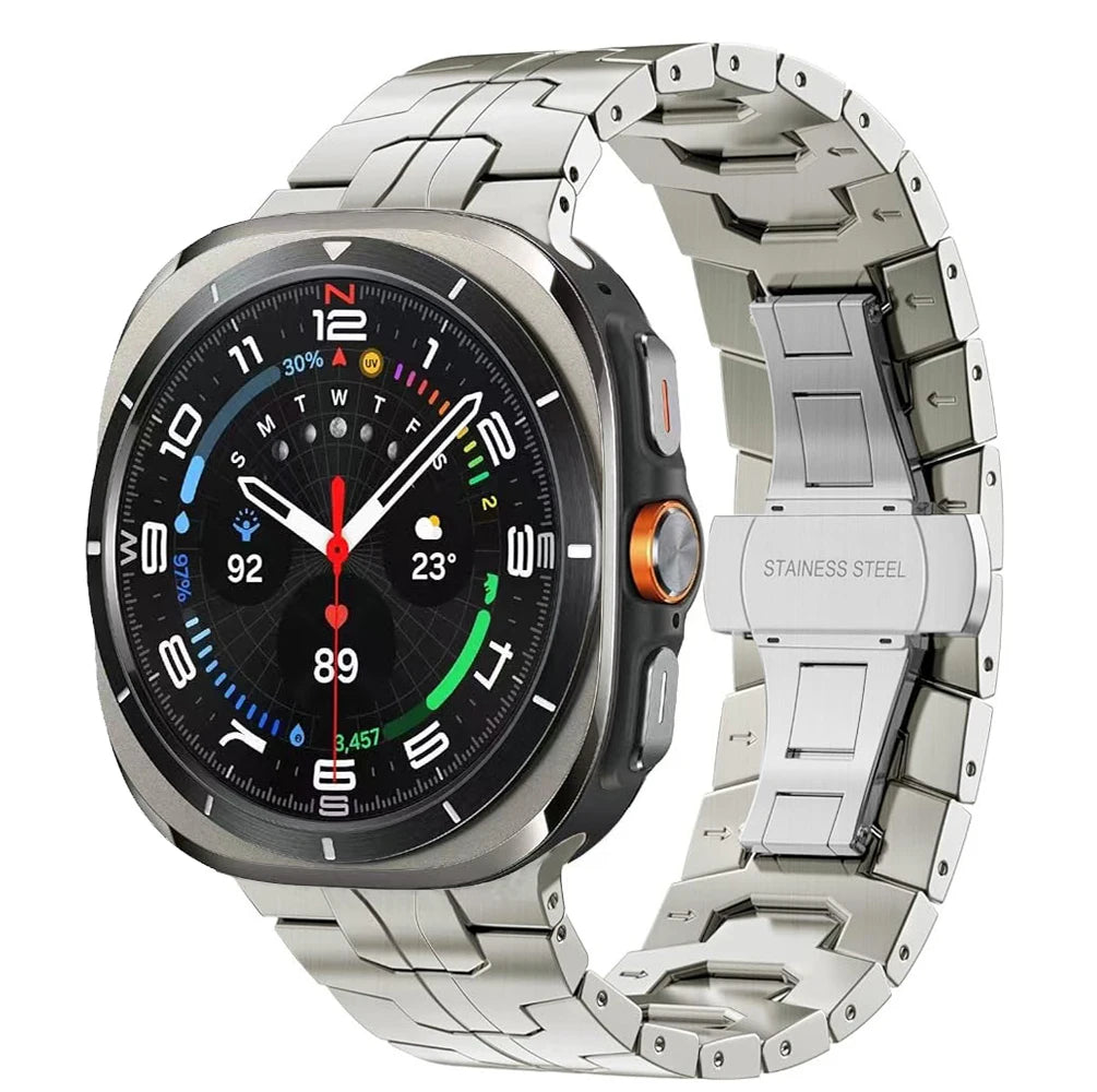 Luxury Titanium Band for Galaxy Watch Ultra 47mm | Metal Bracelet