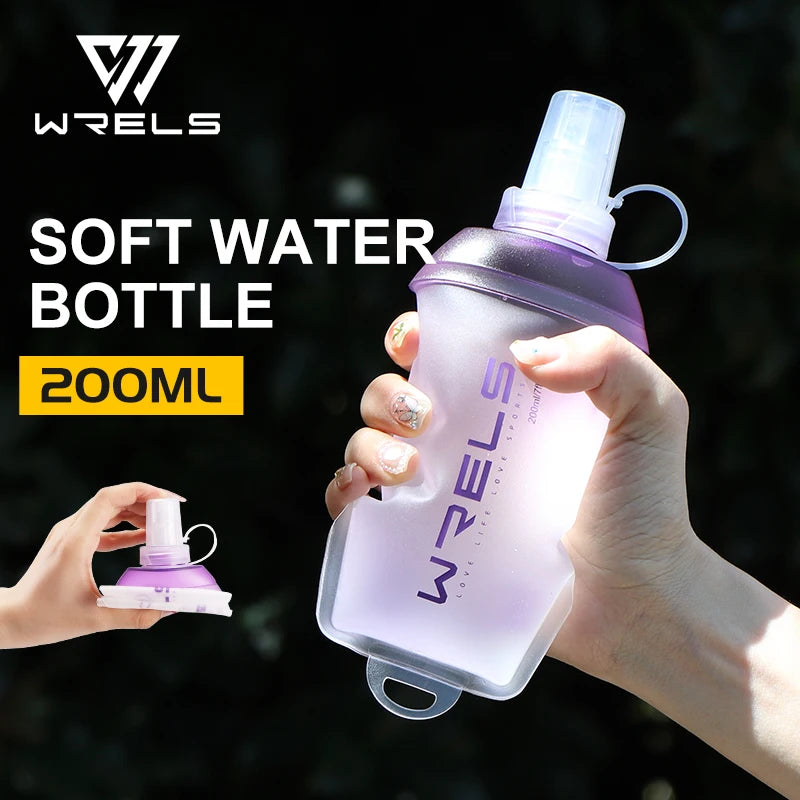 Soft Folding Water Bottle for Camping & Running | BPA Free Flask