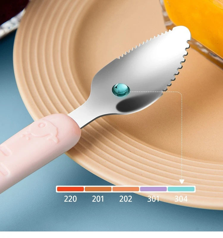 Dual-Head Baby Food Scraper Spoon | Essential Feeding Tool