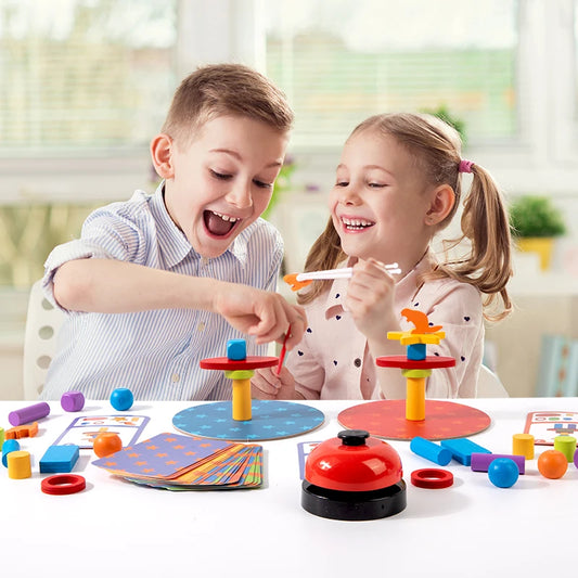 Wooden Clip Bead Game | Montessori Fine Motor Skills Toy
