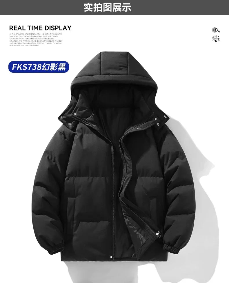 Hooded Outdoor Parka Coat | Warm Waterproof Casual Wear