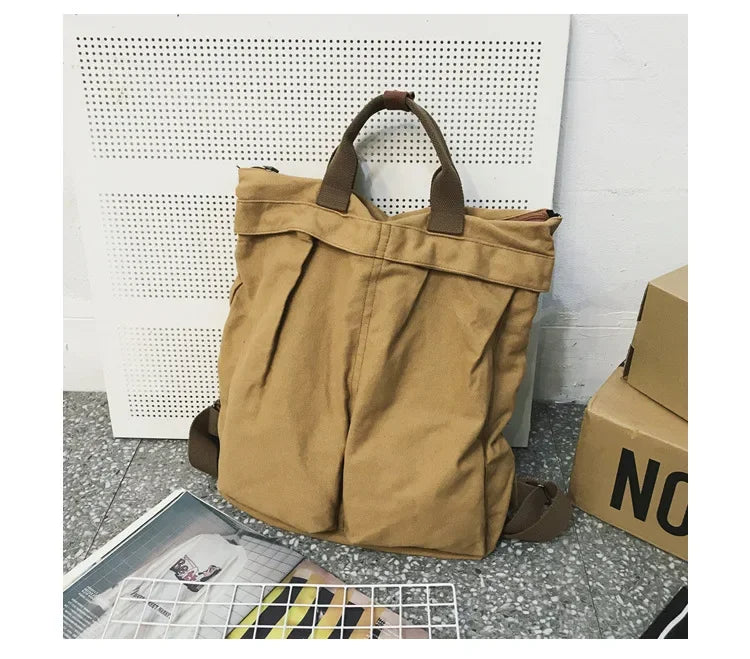 High Capacity Solid Color Backpack for Women & Teens | Travel & School Bag