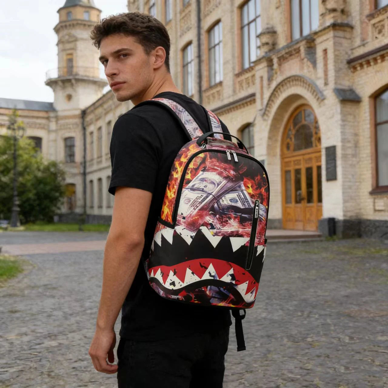 Trendy Shark-Themed Backpacks | Large Capacity for School & Travel