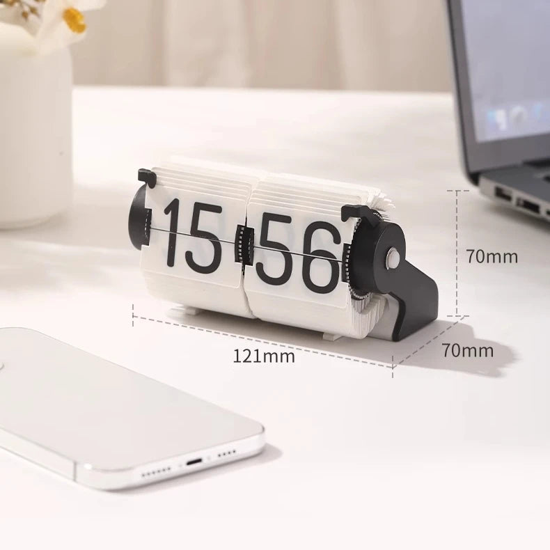 Intelligent Bluetooth Page Turning Clock | Stylish Home & Office Decor