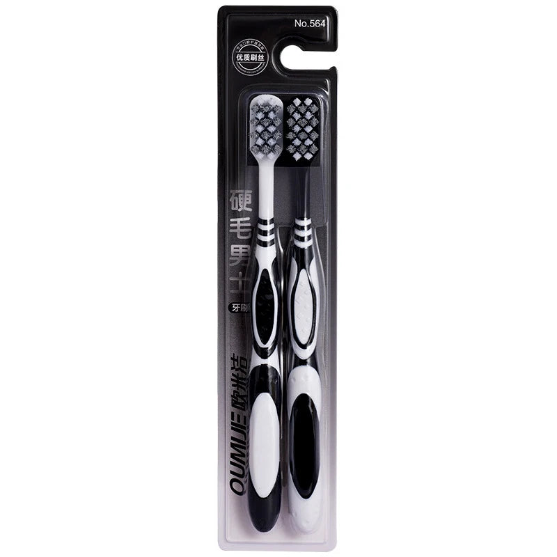 2Pcs Mouth Clean Toothbrush Ultra-Fine Soft Hard Bristle Toothbrush Deep Cleaning For Adults Whitening Teeth