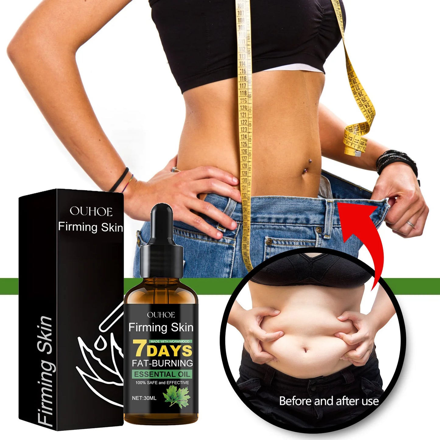 Belly Fat Burning Slimming Body Oil | Effective Weight Loss Serum