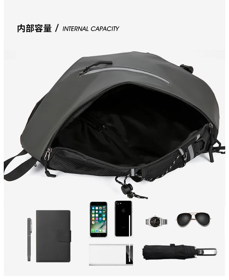 Men's Waterproof Large Capacity Crossbody Chest Bag | Fashionable & Functional