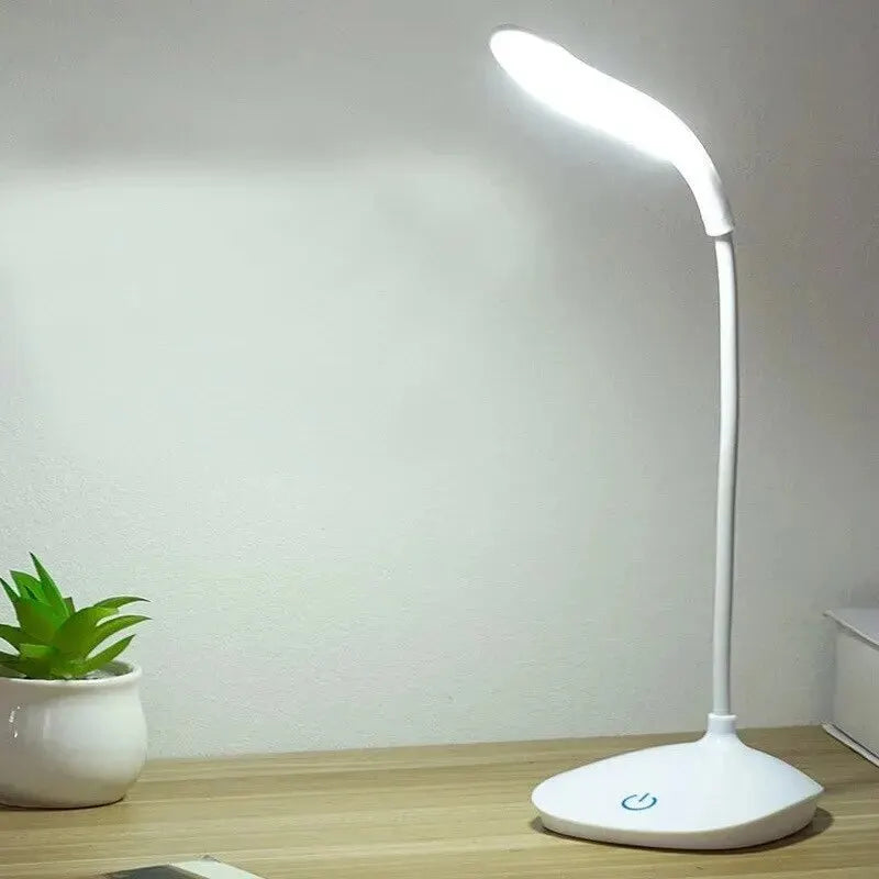 Lámpara de mesa LED recargable por USB | Luz nocturna regulable que cuida la vista