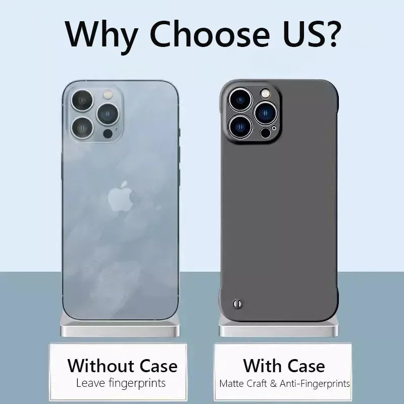 Slim Matte Hard Back Cover Case for iPhone | Shockproof & Stylish