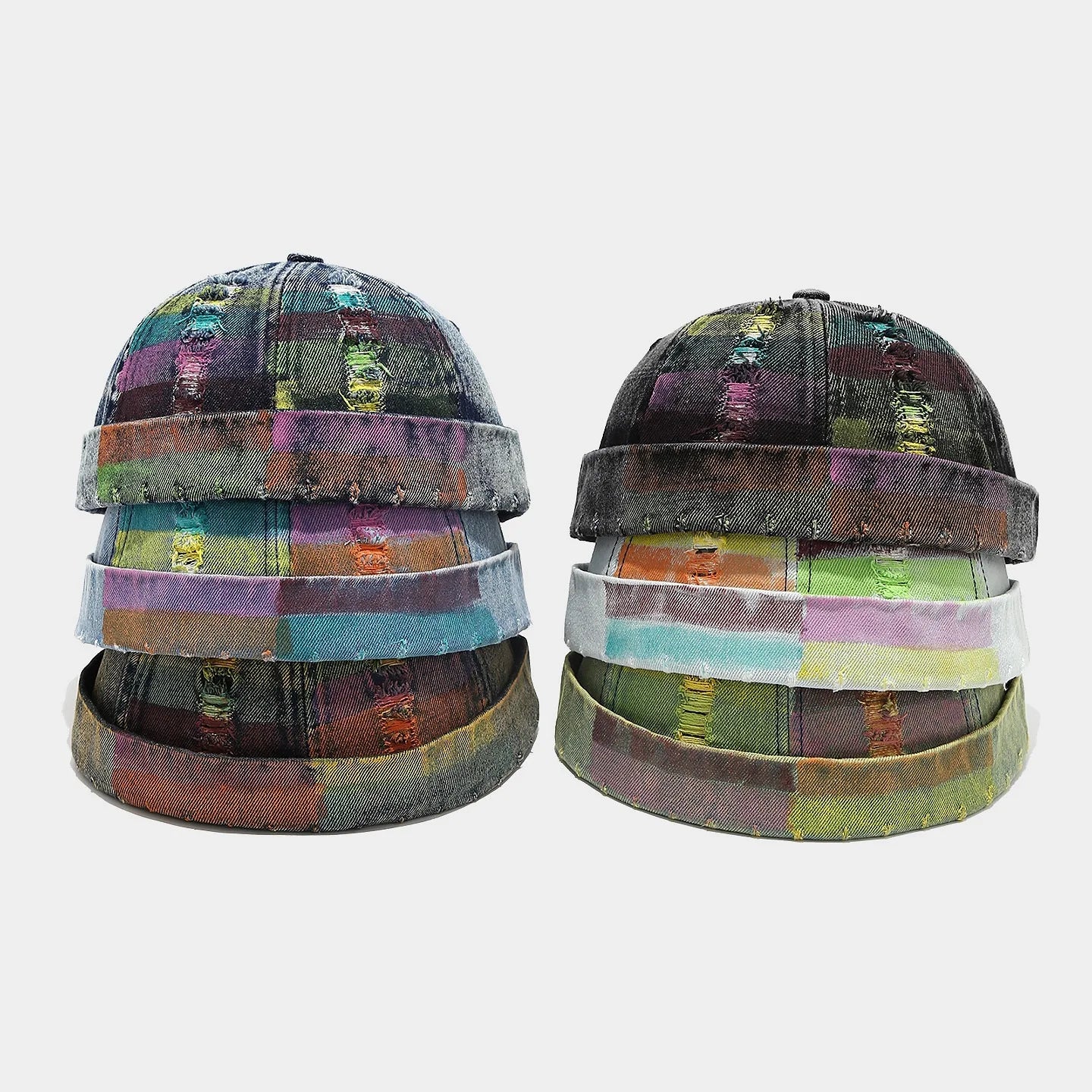 Adjustable Denim Docker Cap | Retro Hip Hop Unisex Streetwear