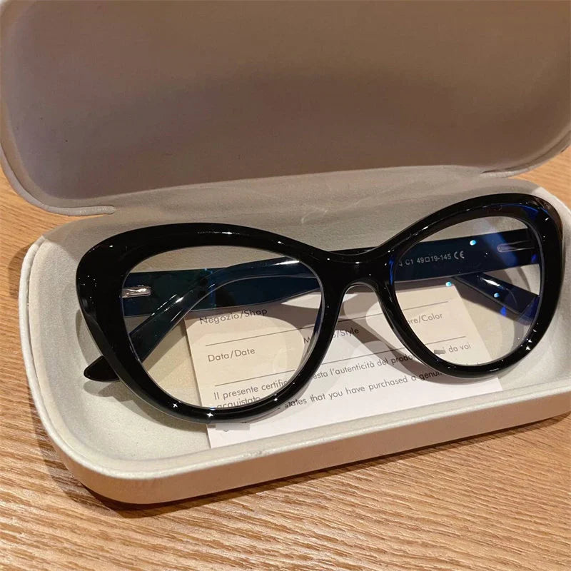 Trendy Women's Cat Eye Blue Light Blocking Reading Glasses