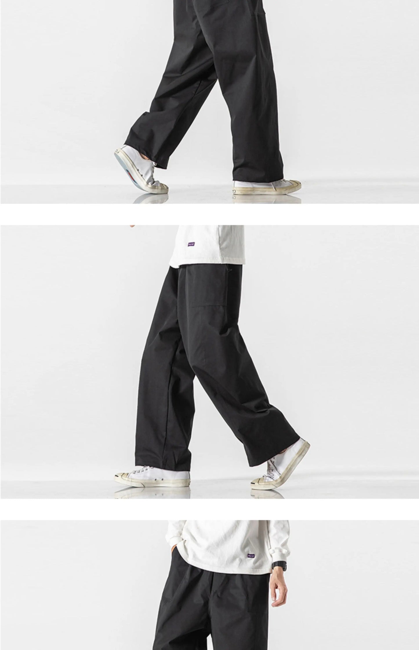 Men's Casual Wide Leg Pants | Lightweight Thin Joggers