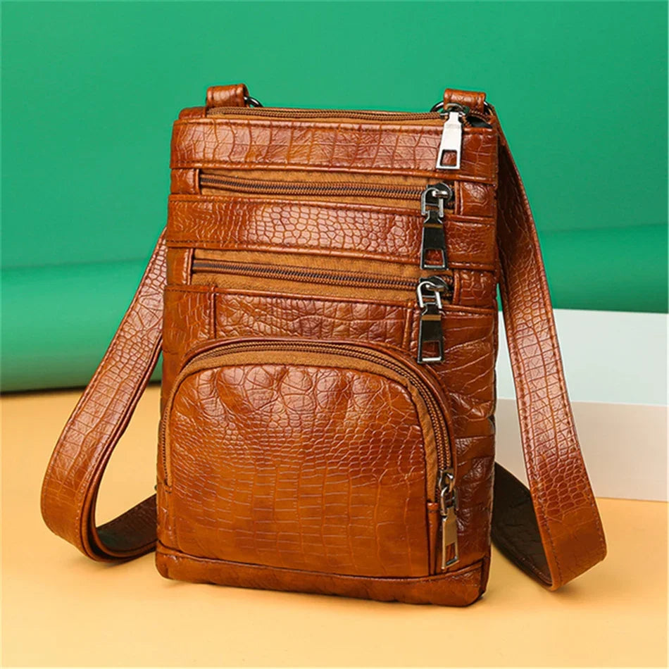 Bolso Bandolera con Múltiples Bolsillos para Mujer | Moderno y Versátil