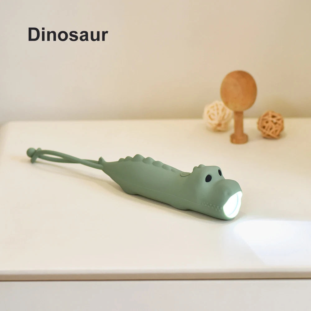 Cute Bear Night Light | USB Rechargeable Kids Flashlight Lamp