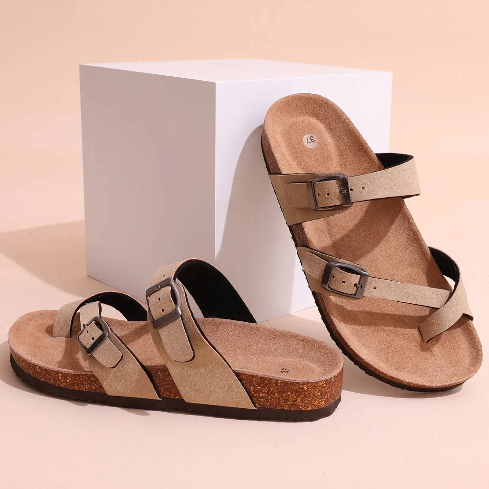 Stylish Summer Women's Sandals | Comfortable Cork Clogs for Beach