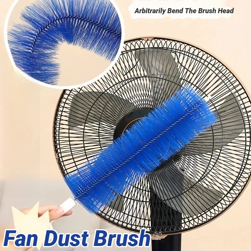 Bendable Fan Duster with Ultra Fine Bristles | Multi-Purpose Cleaning Tool