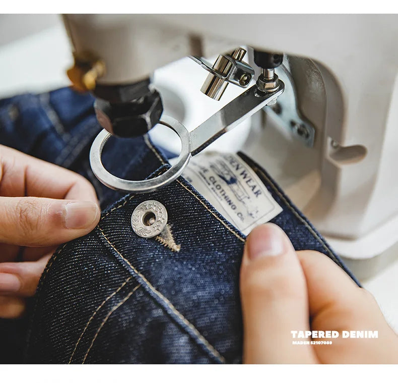 Men's Retro Baggy Denim Jeans | Wide Leg Casual Trousers