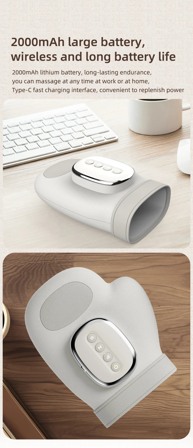 Airbag Compression Hand Massager | Relaxing Vibration Glove