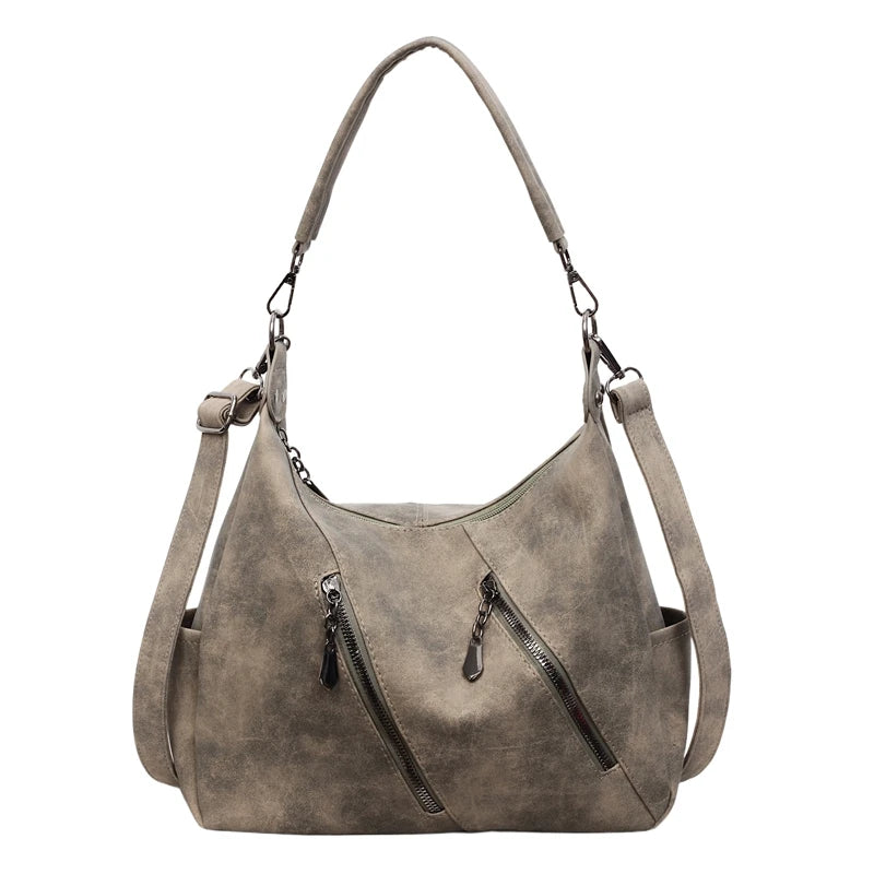 Bolso Bandolera Elegante de Cuero Sintético Suave para Mujer | Con Estilo y Práctico