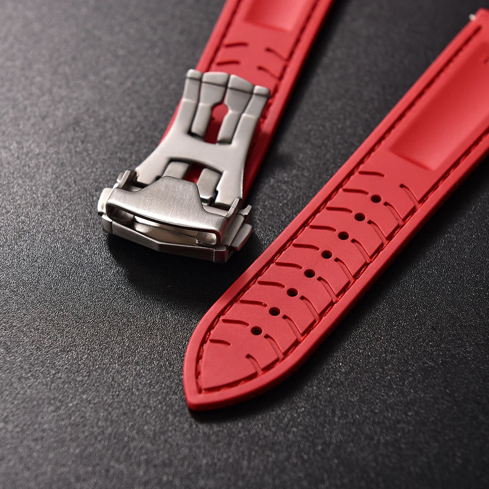 Universal Tropical FKM Rubber Watch Strap | Quick-Release Dive Bracelets