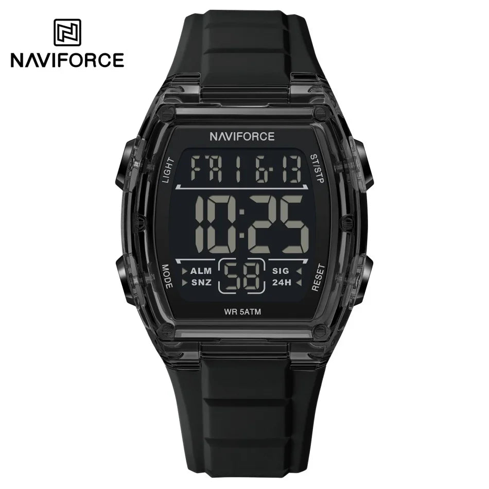 Luxury Digital Sport Watches for Men | Waterproof Silicone Band