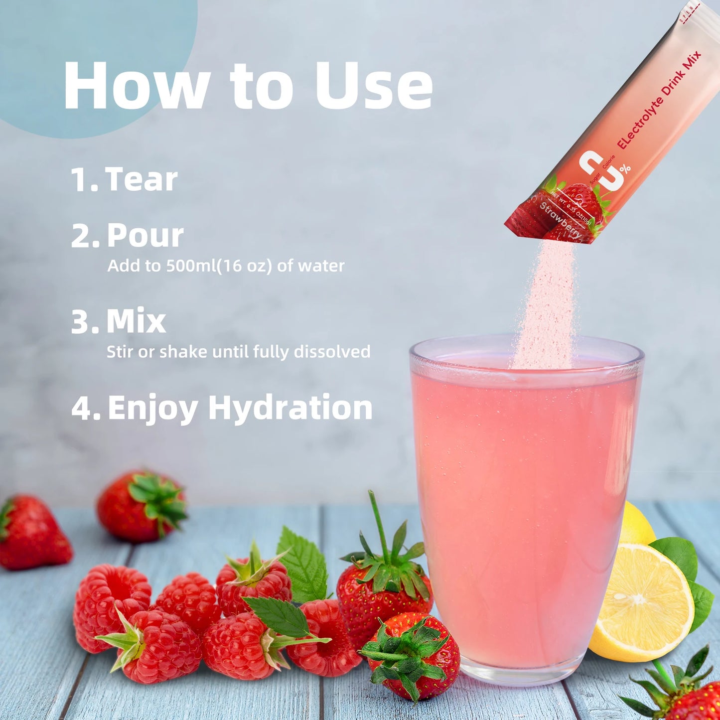 Sugar-Free Electrolyte Powder | Zero Calorie Hydration Mix