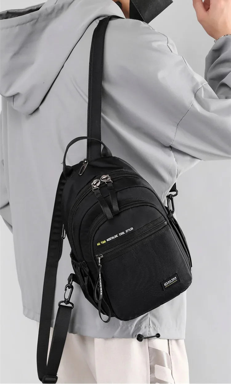 Casual Men's Multi-Functional Shoulder Bag | Perfect Travel Companion