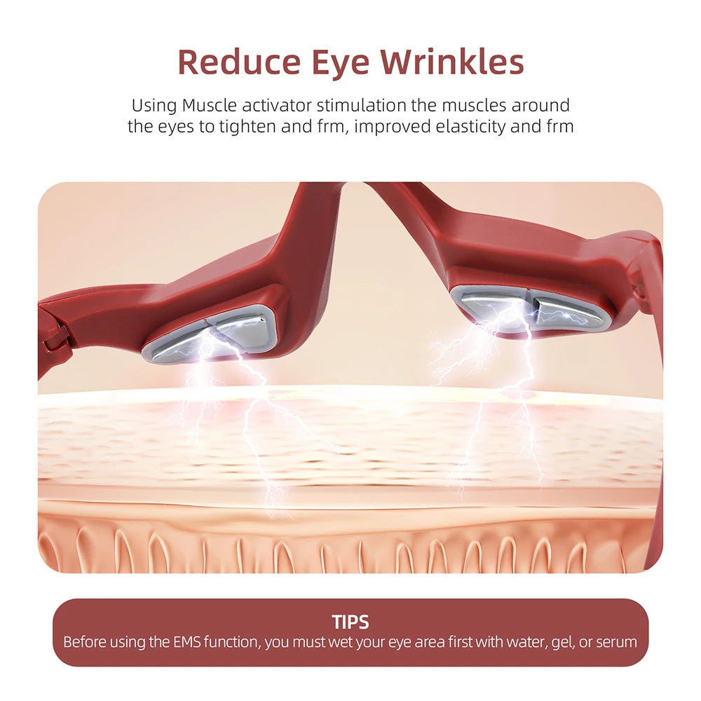 Eye Fatigue Relief Massager Glasses | Soothing Under-Eye Treatment