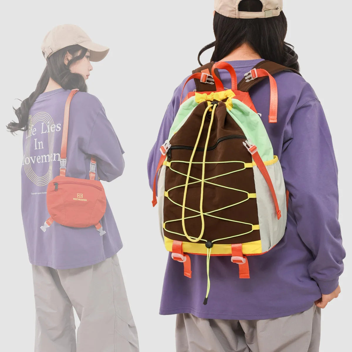 Large-Capacity Waterproof Hiking Backpack | Versatile Travel Bag