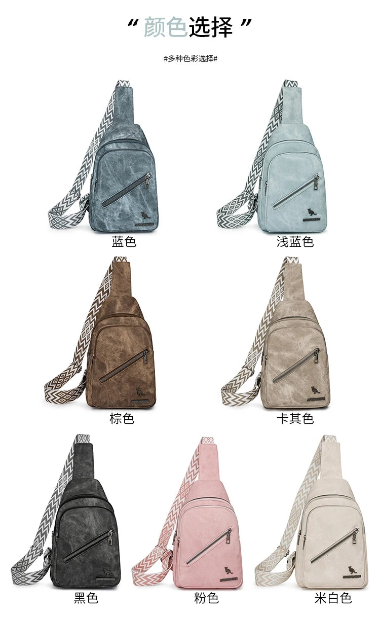 High-Quality Women's Waterproof Chest Bag | Large Capacity Crossbody