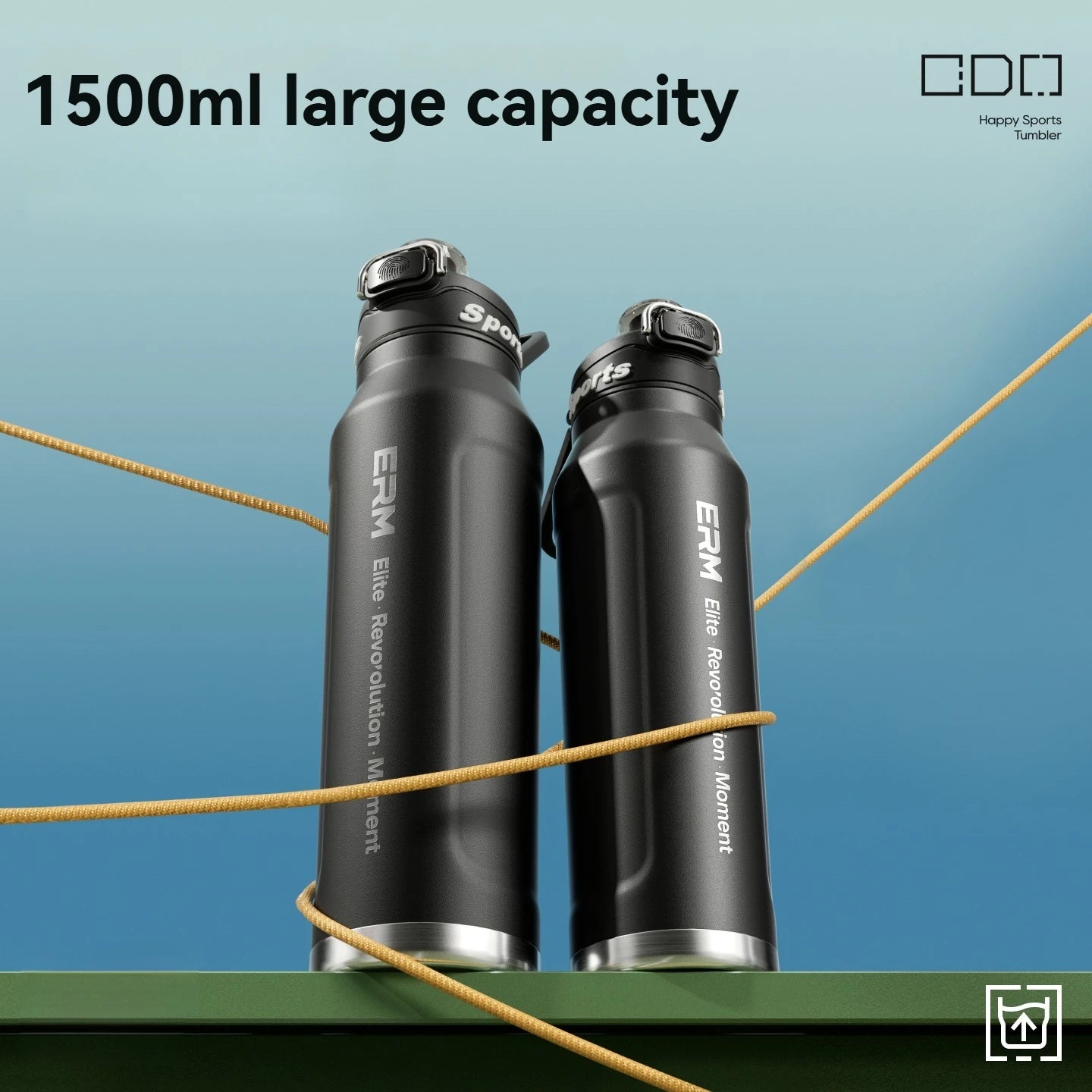 Insulated Stainless Steel Water Bottle | Perfect for Cycling & Sports