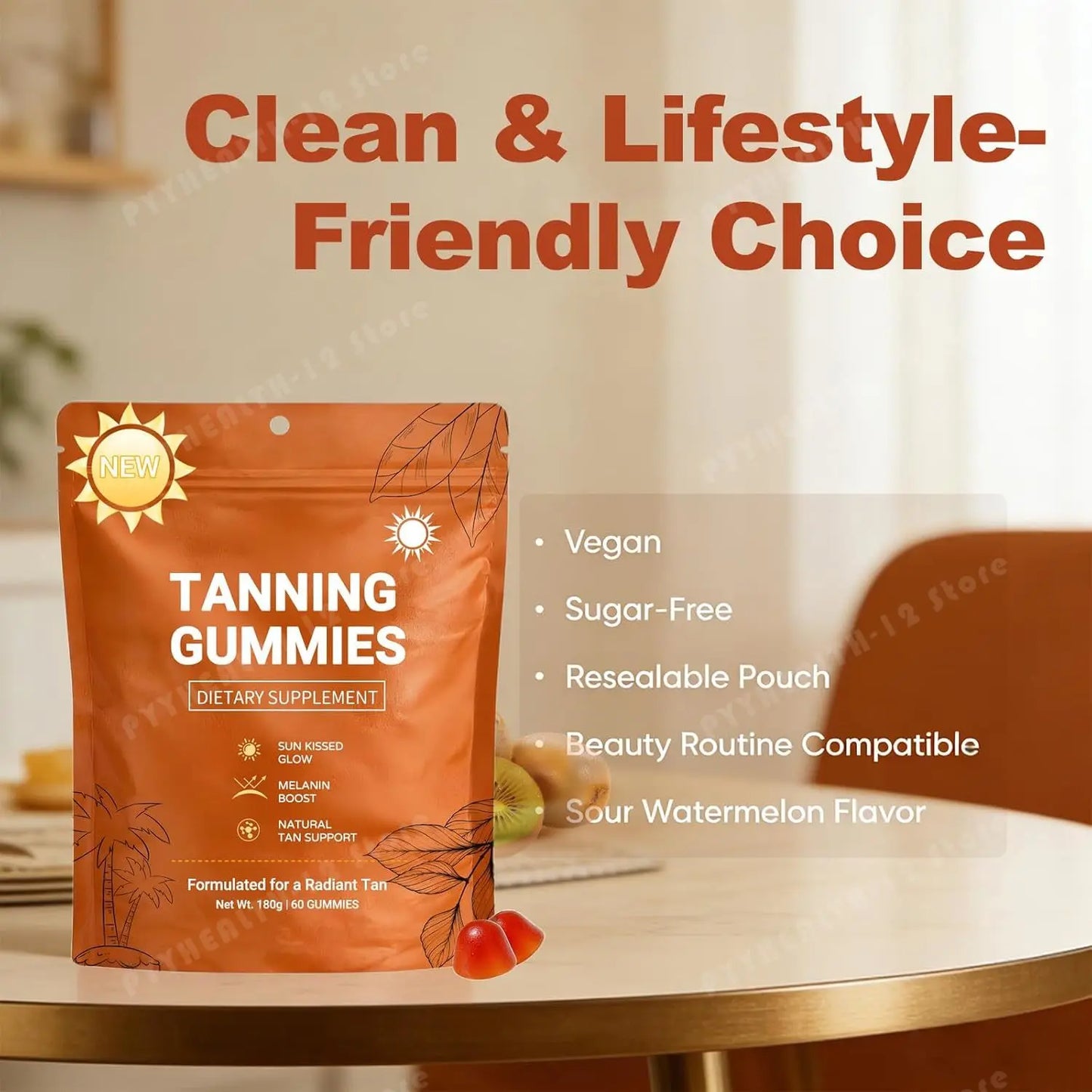 Sunless Tanning Gummies for Women | Healthy Bronzing Glow