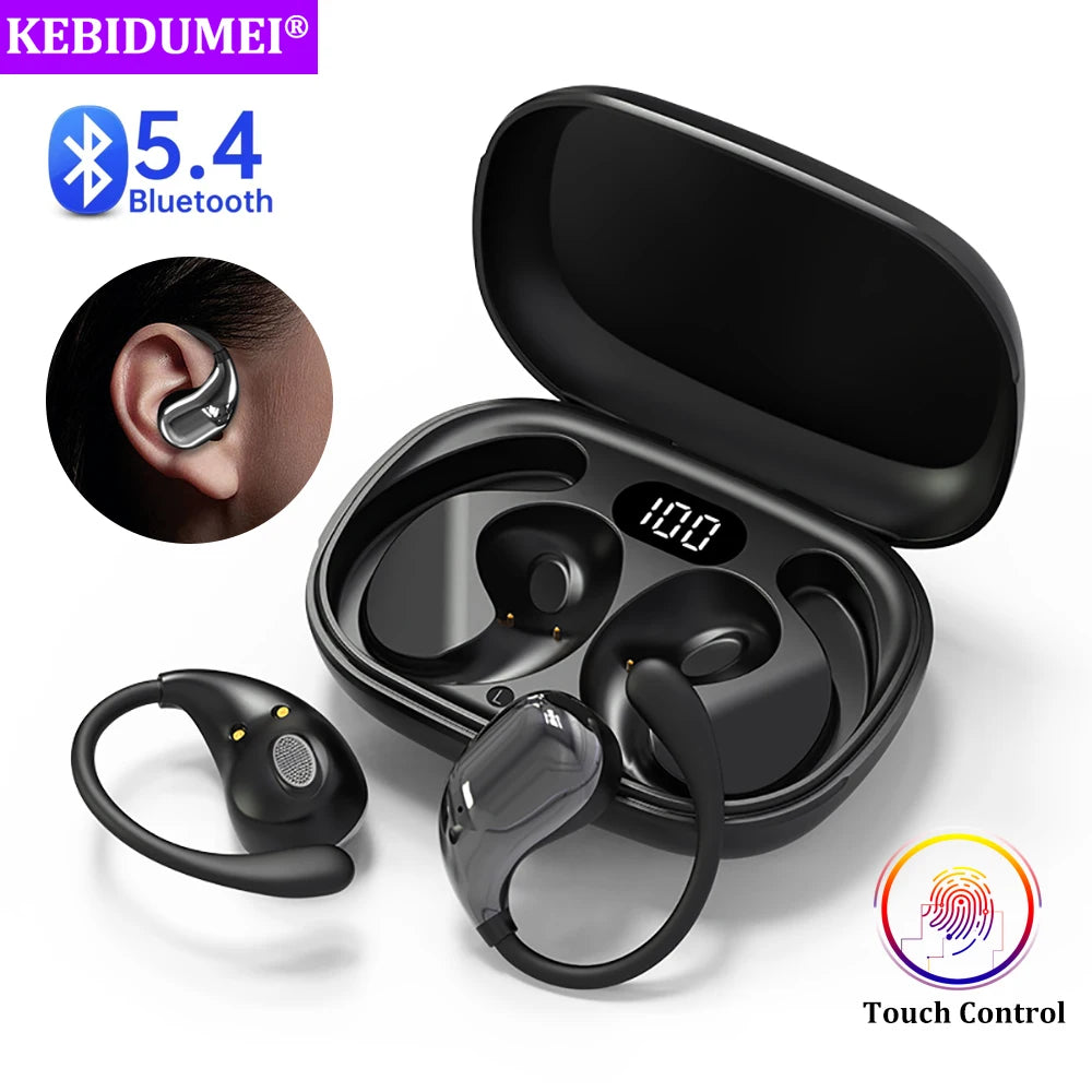 Waterproof Bluetooth 5.4 Ear Hook Wireless Headphones | HiFi Sound