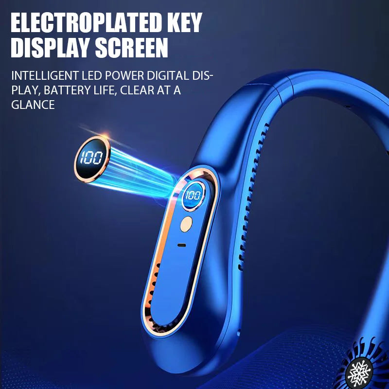 Hands-Free Bladeless Neck Fan | Portable USB Rechargeable Mini Fan