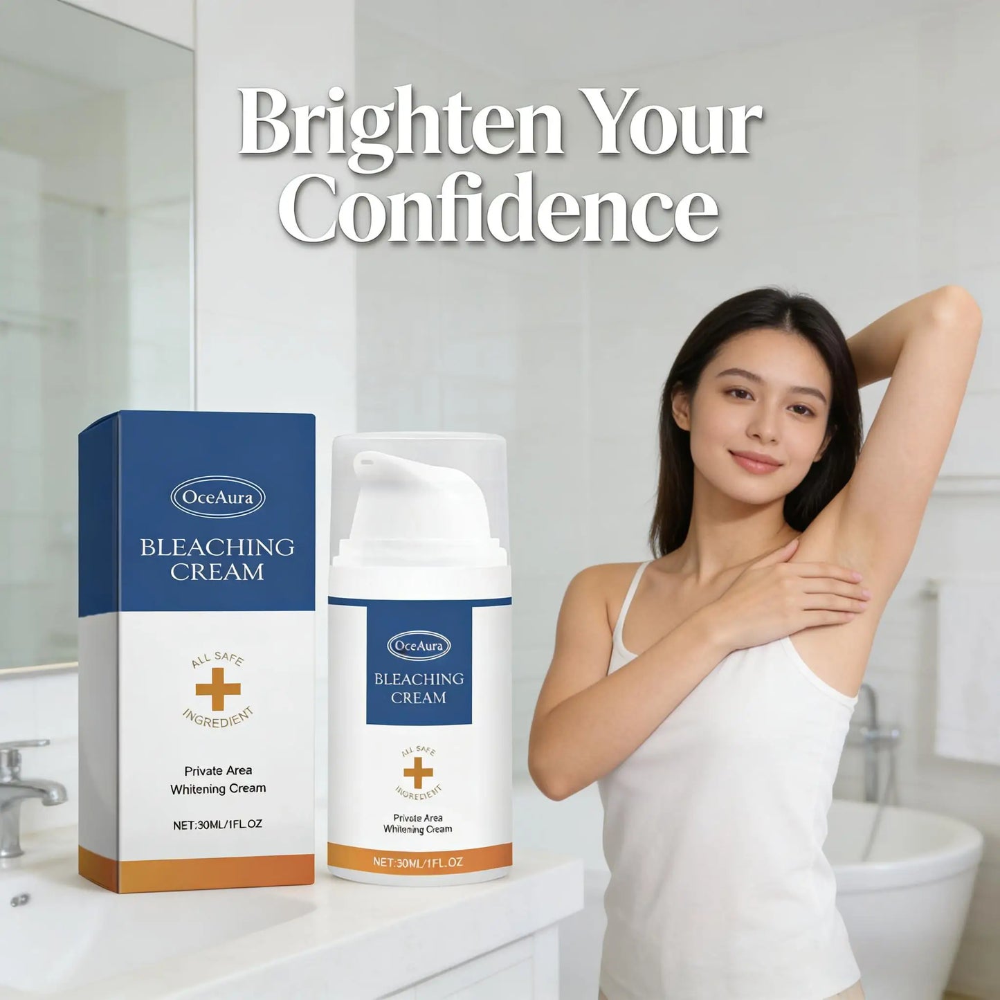 Brightening Cream for Intimate Areas | Moisturizing Skin Care Lotion