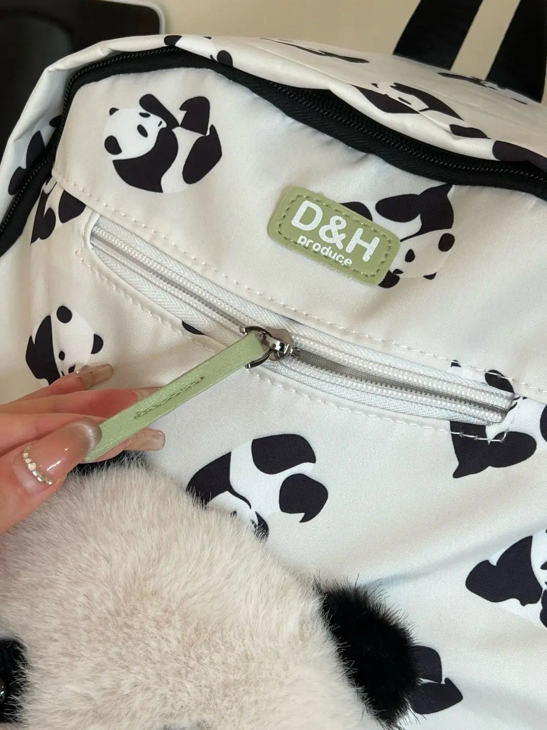 Cute Panda Backpack | Fashionable Lightweight School Bag for Students