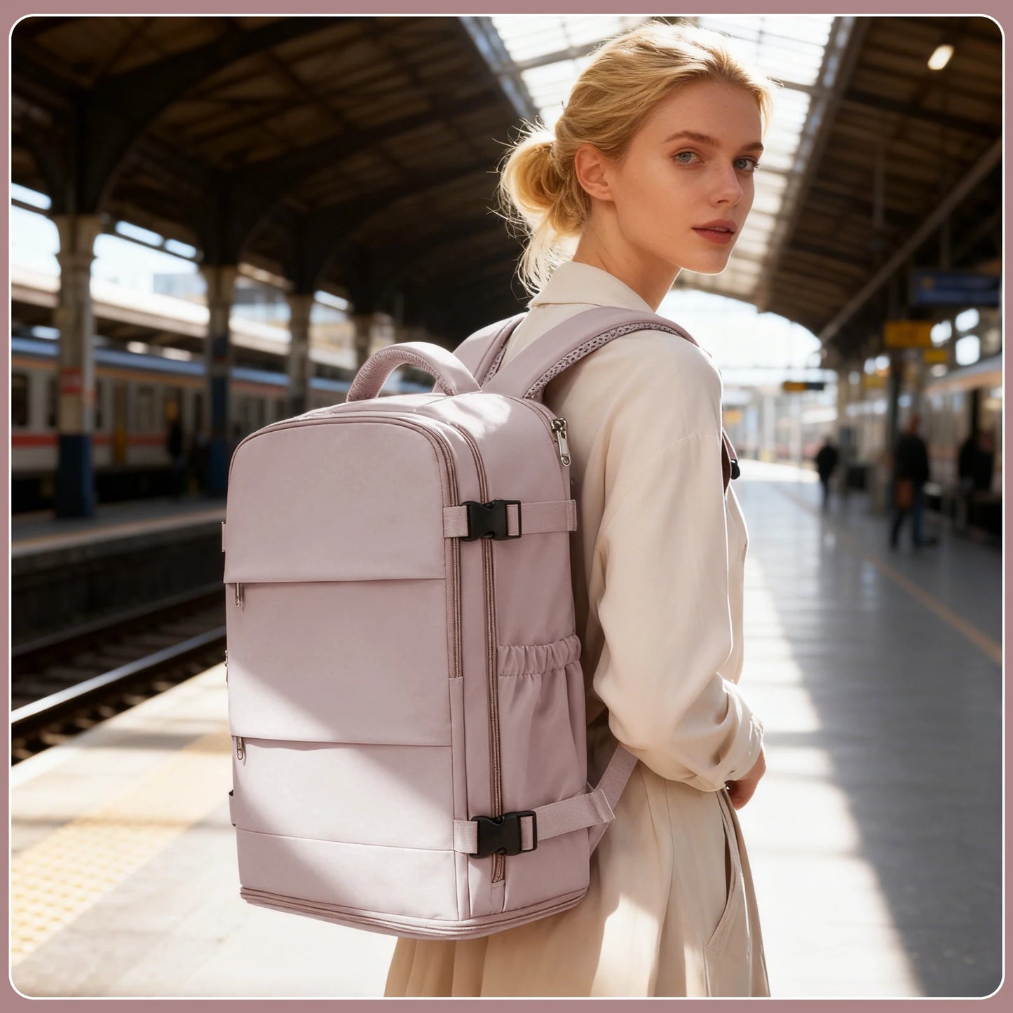 Versatile Travel Backpack | Unisex Outdoor Laptop Bag for Students