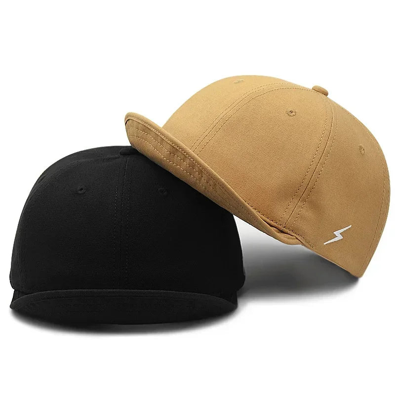 Large Head Up-turn Peak Hiphop Snapback Hat | Unisex Adjustable Cap