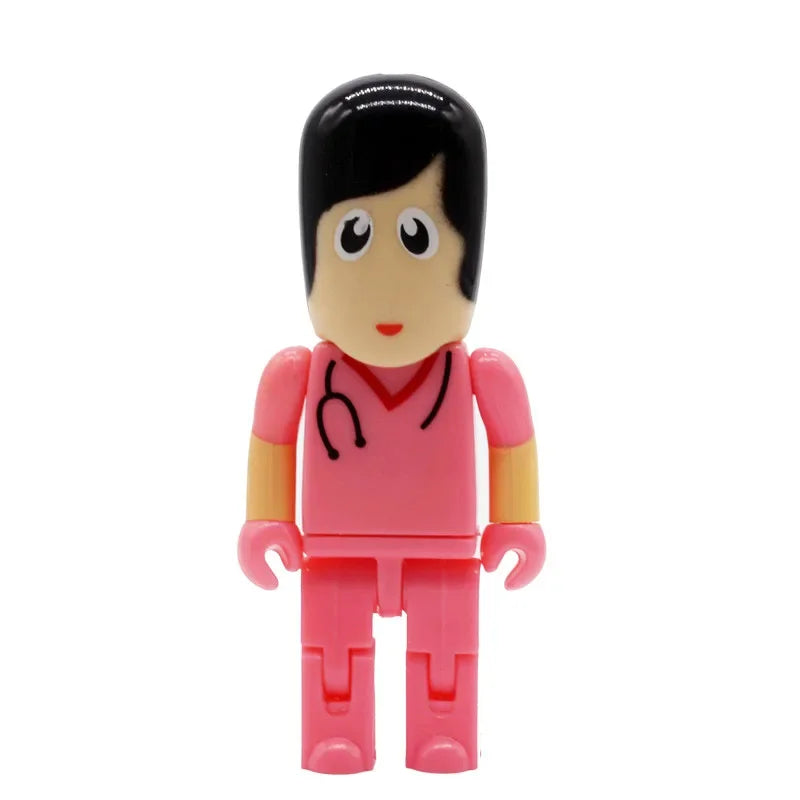 Mini Cartoon Doctor USB Flash Drive | Fun & Functional Storage