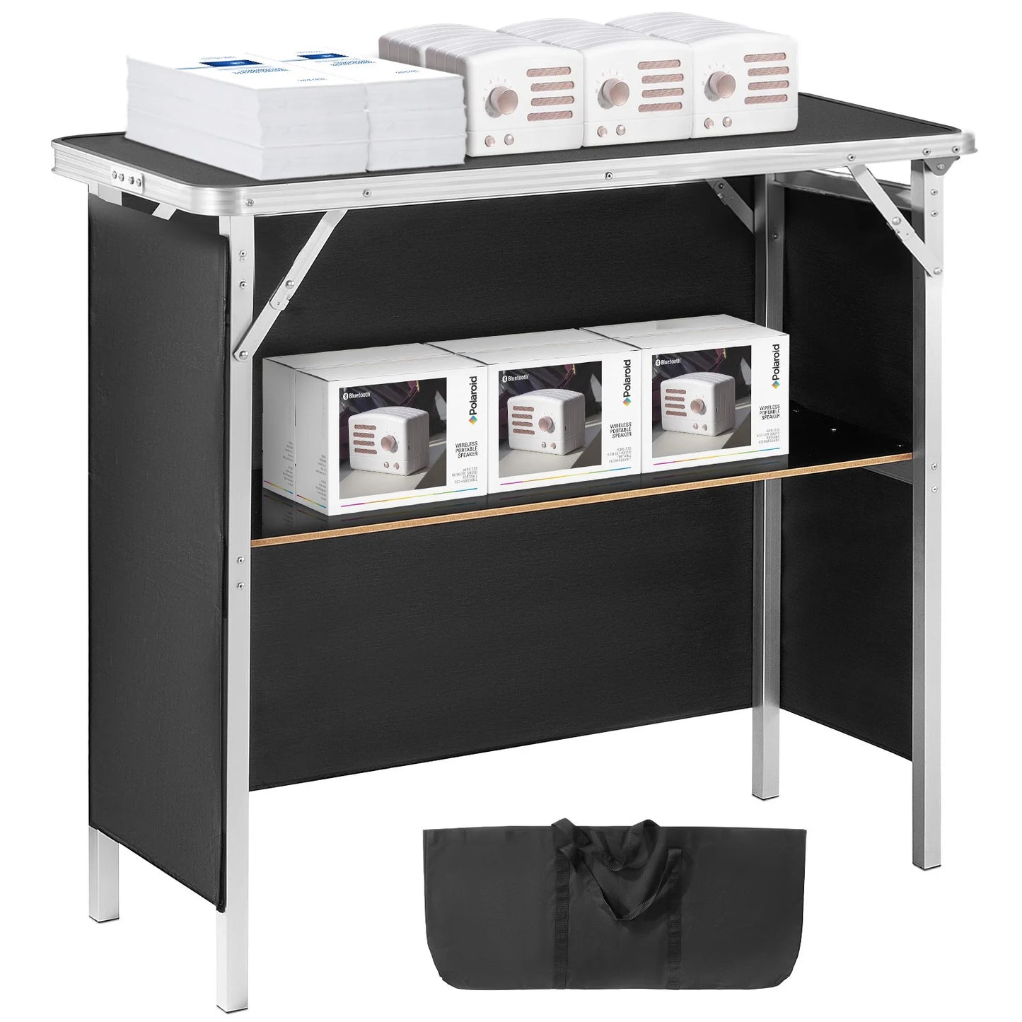 Folding Portable Bar Table | Ideal for Events and Exhibitions