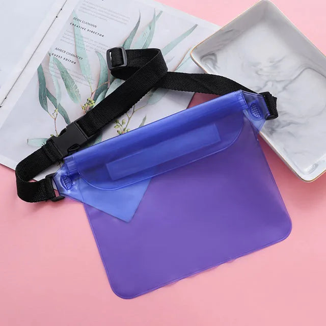 Adjustable Waterproof Dry Bag Pouch for Phones and Valuables